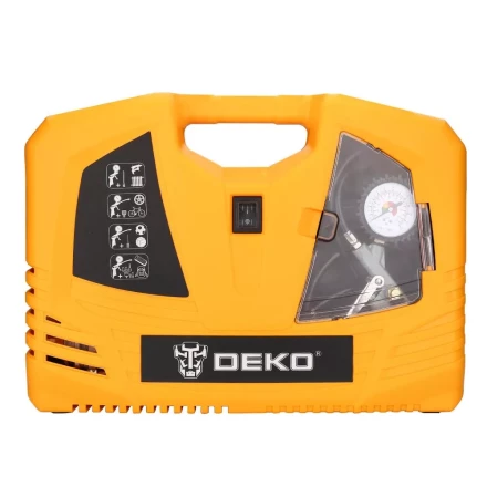 Компрессор безмасляный DEKO 180 с набором из 6 инструментов, 009-0100 купить в Надыме