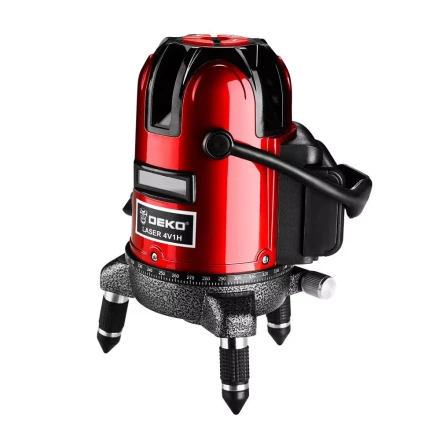 Уровень лазерный LL57 SET7 DEKO, 065-0294, в пластиковом кейсе со штативом купить в Надыме