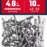 ЗУБР 4.8 x 10 мм, 50 шт, алюминиевые заклепки, Профессионал (313106-48-10) купить в Надыме