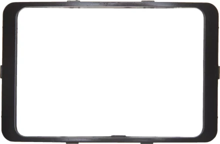 Вставка СВЕТОЗАР "ГАММА" декоративная, цвет темно-серый металлик, двойная SV-54177-DM купить в Надыме