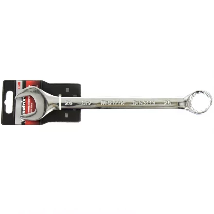 Ключ комбинированный 25 мм CrV полированный хром MATRIX 15170 купить в Надыме