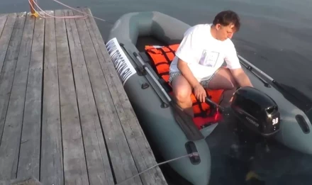 Двухтактный мотор лодочный подвесной Hidea HD 9.8FHS купить в Надыме