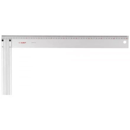 Угольник ЗУБР "ЭКСПЕРТ" столярный, жесткое профилированное полотно, усиленная алюминиевая рукоятка, 500мм 34395-50 купить в Надыме