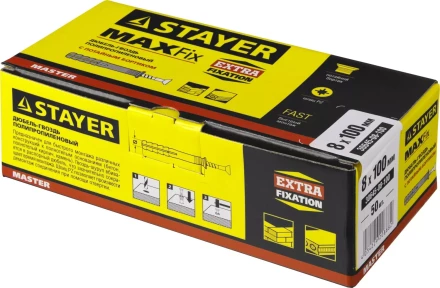 Дюбель-гвоздь полипропиленовый, потайный бортик, 8 x 100 мм, 50 шт, STAYER Master 30645-08-100 30645-08-100 купить в Надыме