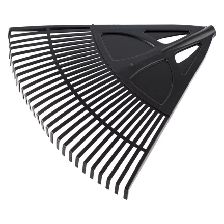 Грабли веерные пластиковые Сибртех, 620 мм, 27 плоских зубьев, без черенка, Россия, 61715 купить в Надыме