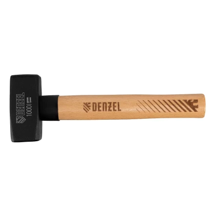 Кувалда, 1000 г Denzel, кованая головка, буковая рукоятка 11018 купить в Надыме