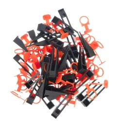 Комплект зажим и клин для системы выравнивания плитки СВП Кольцо, 40/40 шт. в пакете Сибртех 88111