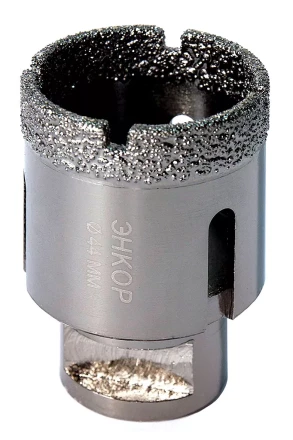 Коронка алмазная по керамограниту D 44 мм для УШМ сух. рез Энкор 48310 купить в Надыме