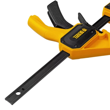 Струбцина F-образная Denzel, быстрозажимная, 150 х 55 мм, усиленный нейлоновый корпус, 20501 купить в Надыме