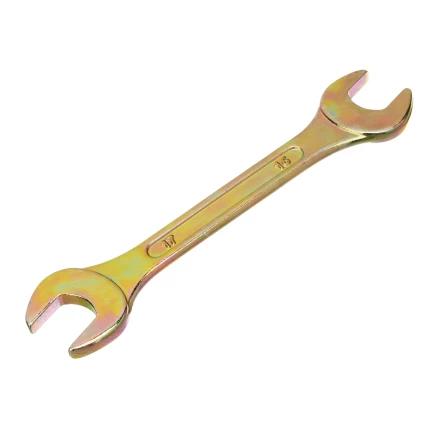 Набор ключей рожковых 6-17 мм, 6 шт, желтый цинк Сибртех 15279 купить в Надыме