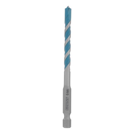 Сверло универсальное Gross, Multipurpose PRO, 6-гр. хвостовик, 6мм, 706012 купить в Надыме