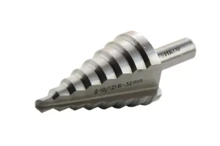 Сверло для металла ступенчатое Ф6-32 мм 8 ступеней ход 4,5 мм Энкор 21632 купить в Надыме