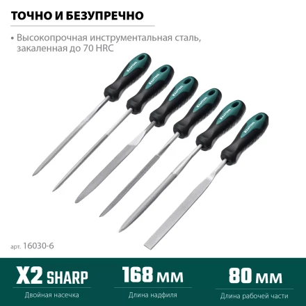 Набор надфилей KRAFTOOL 16030-6 купить в Надыме