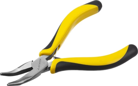 Тонкогубцы STAYER "MASTER" изогнутые "HERCULES" "MINI", 120мм 2218-3_z03 купить в Надыме