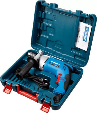 Дрель ударная + кейс ЗДУ-850 ЭРМКМ2 серия ПРОФЕССИОНАЛ купить в Надыме