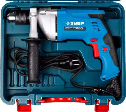 Дрель ударная + кейс ЗДУ-850 ЭРМКМ2 серия ПРОФЕССИОНАЛ купить в Надыме