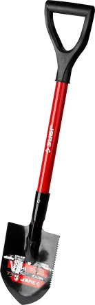 Лопата "МАСТЕР" автомобильная, стальной черенок, ЗУБР 39258 купить в Надыме