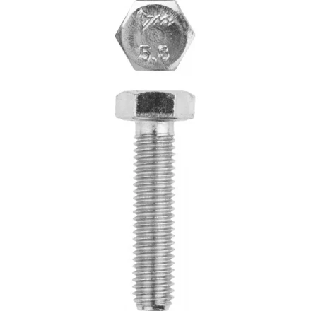 Болт ЗУБР "МАСТЕР" с шестигранной головкой, ГОСТ 7798-70, класс прочности 5.8, оцинкованный, M8x35мм, 5кг 303080-08-035 купить в Надыме