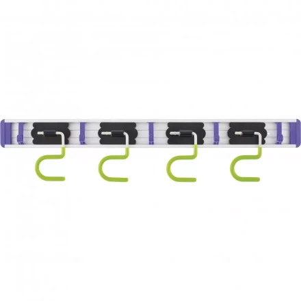 Алюминиевый настенный держатель для садового инструмента 4 крюка Palisad 68304 купить в Надыме