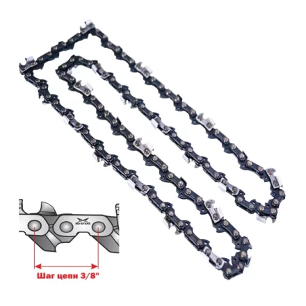 Цепь для электро и бензопилы 62 зв. с шагом 3/8 купить в Надыме
