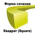 Леска для триммера SQUARE (квадрат) 1,6ММХ15М купить в Надыме