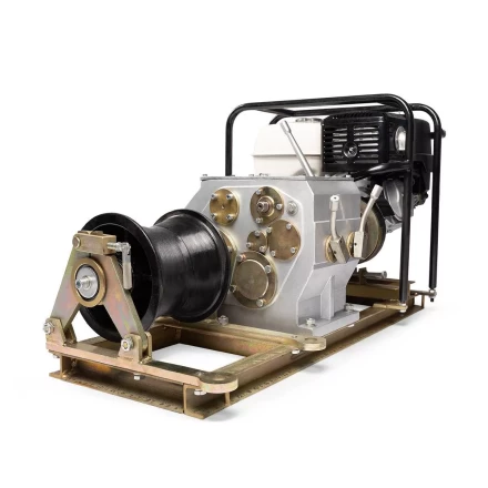 Лебедка тяговая автономная КВТ ЛТА-5 с бензиновым приводом, 5 т (88397) купить в Надыме