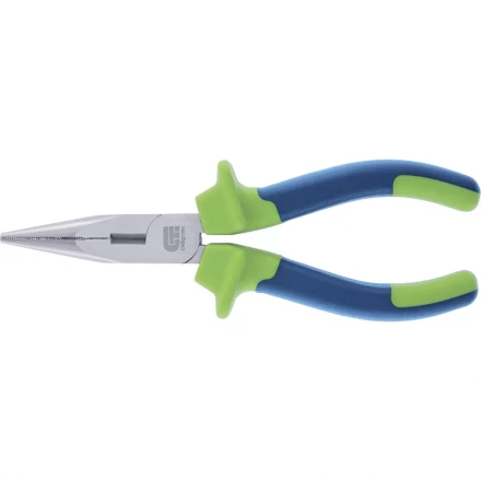 Длинногубцы прямые 160 мм двухкомпонентные рукоятки СИБРТЕХ 17104 купить в Надыме