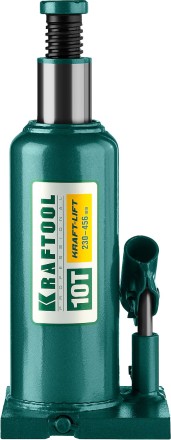 Домкрат гидравлический бутылочный &quot;Kraft-Lift&quot;, сварной, 10т, 230-456мм, KRAFTOOL 43462-10 43462-10_z01 купить в Надыме