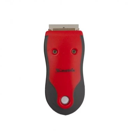 Скребок, выдвижное лезвие, обрезиненный корпус из нержавеющей стали 3 запас.  лезвия MATRIX 90506 купить в Надыме