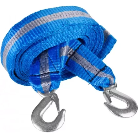 Трос буксировочный ЗУБР "ЭКСПЕРТ", 2 крюка, сумка, 5м, 5т 61215-5 купить в Надыме