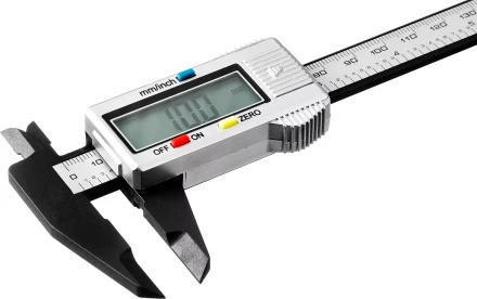 Штангенциркуль STAYER "MASTER" электронный, направляющая из композитных матер. на основе углеродного волокна, пластик корпус, шаг измерения 0,1, 150мм 34411-150 купить в Надыме