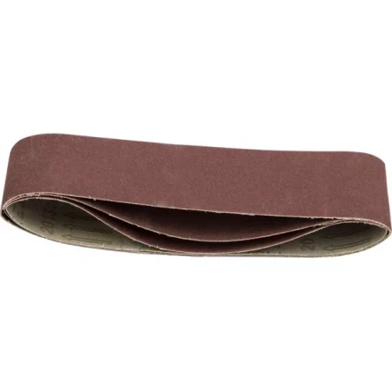 Лента STAYER "MASTER" шлифовальная универсальная бесконечная на тканевой основе, для ЛШМ, P180, 75х533мм, 3шт 35442-180 купить в Надыме