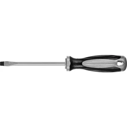 Отвертка MIRAX 25095-06-10, закаленный стержень, двухкомпонентная рукоятка, SL6x100мм 25095-06-10 купить в Надыме