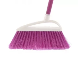 Щетка пластмасовая для 230 мм "LUX" розовая щетина c черенком 120 см D22мм ELFE 93561