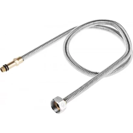 Подводка ЗУБР "ЭКСПЕРТ" сильфонная из нержавеющей стали, для смесителя, удлиненная, г/ш (гайка-штуцер), 1/2", 0,8м 51013-080 купить в Надыме