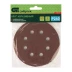 Круг абразивный на ворсовой подложке под "липучку", перфорированный, P 240, 125 мм, 5 шт Сибртех 738117 купить в Надыме