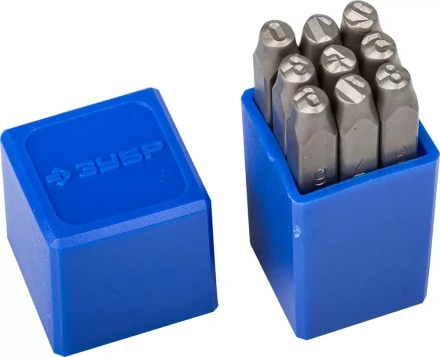 Клейма ЗУБР цифровые арабские, шрифт 5мм 21501-05_z01 купить в Надыме