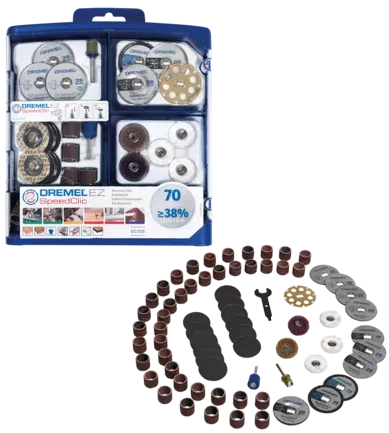 Набор оснастки EZ SpeedClic 70 штук DREMEL купить в Надыме