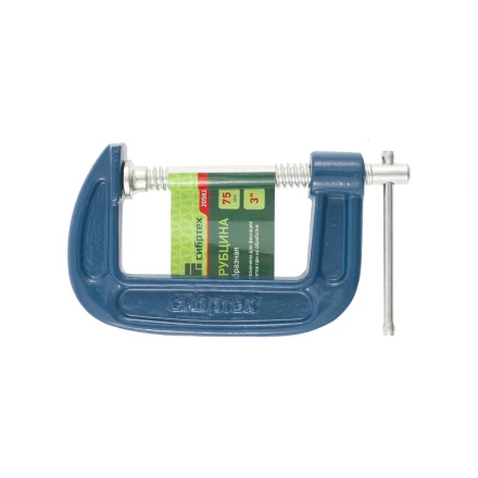 Струбцина G-образная,75 мм СИБРТЕХ 20582 купить в Надыме