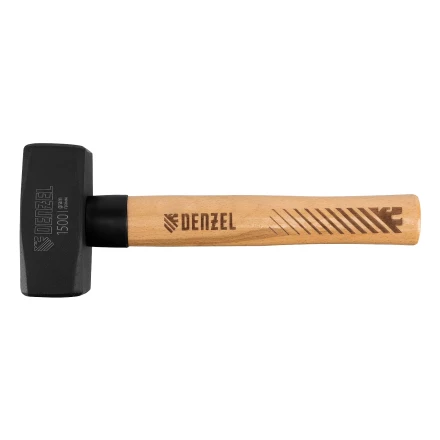 Кувалда, 1500 г Denzel 11019, кованая головка, буковая рукоятка купить в Надыме