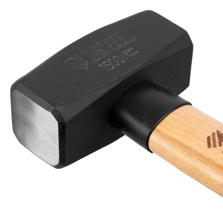 Кувалда, 1500 г Denzel 11019, кованая головка, буковая рукоятка купить в Надыме