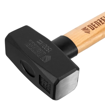 Кувалда, 1500 г Denzel 11019, кованая головка, буковая рукоятка купить в Надыме