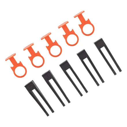 Комплект зажим + клин для системы выравнивания плитки СВП Кольцо, 50/50 шт. в ведре Сибртех 88112 купить в Надыме