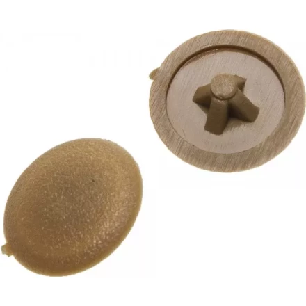 Заглушка декоративная ЗУБР под шуруп, цвет бук, шлиц №2, ТФ6, 40шт 4-308156-2 купить в Надыме