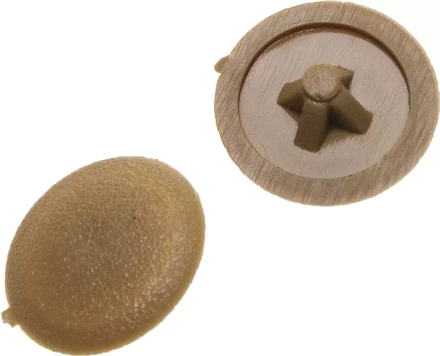 Заглушка декоративная ЗУБР под шуруп, цвет бук, шлиц №2, ТФ6, 40шт 4-308156-2 купить в Надыме