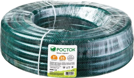 Шланг РОСТОК КЛАССИК поливочный, 8 атм., армированный, 3-х слойный, 1"х25м 40308-1-25 купить в Надыме