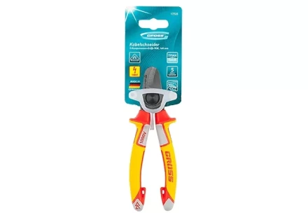 Кабелерез диэлектрические рукоятки до 1000 В трехкомпонентные рукоятки 160 мм GROSS 17725 купить в Надыме