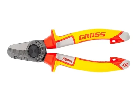 Кабелерез диэлектрические рукоятки до 1000 В трехкомпонентные рукоятки 160 мм GROSS 17725 купить в Надыме