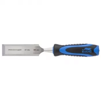 Долото-стамеска,плоская,32мм, двухкомпонентная рукоятка,металлический затыльник БАРС 24657 купить в Надыме