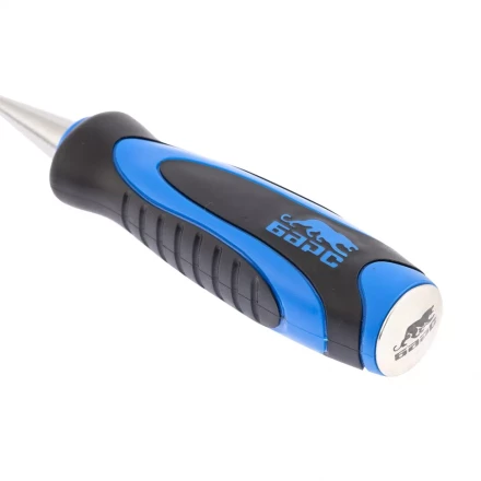 Долото-стамеска,плоская,32мм, двухкомпонентная рукоятка,металлический затыльник БАРС 24657 купить в Надыме